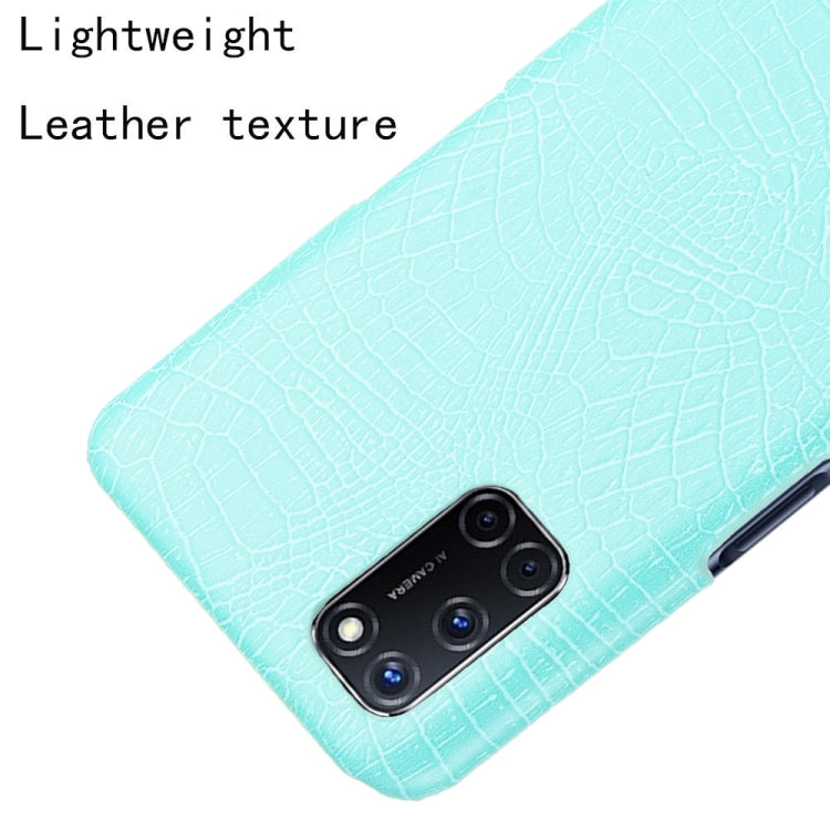 For Oppo A92/A52/A72 Shockproof Crocodile Texture PC + PU Case