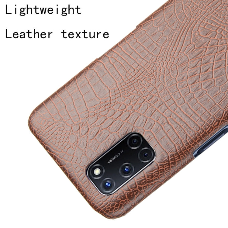 For Oppo A92/A52/A72 Shockproof Crocodile Texture PC + PU Case