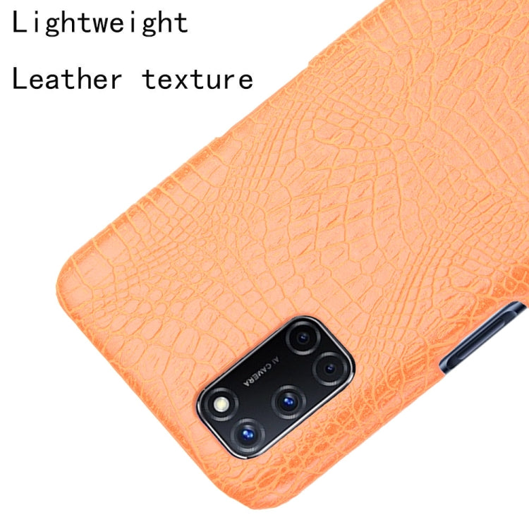 For Oppo A92/A52/A72 Shockproof Crocodile Texture PC + PU Case