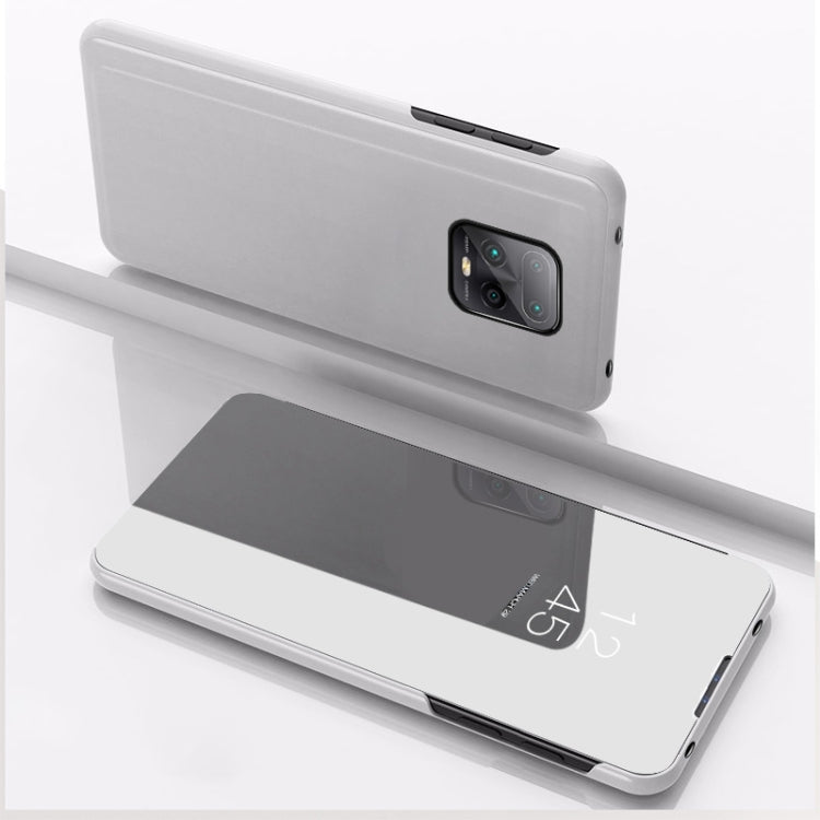 For Xiaomi Redmi 10X Pro 5G Plated Mirror Horizontal Flip Leather Case with Holder