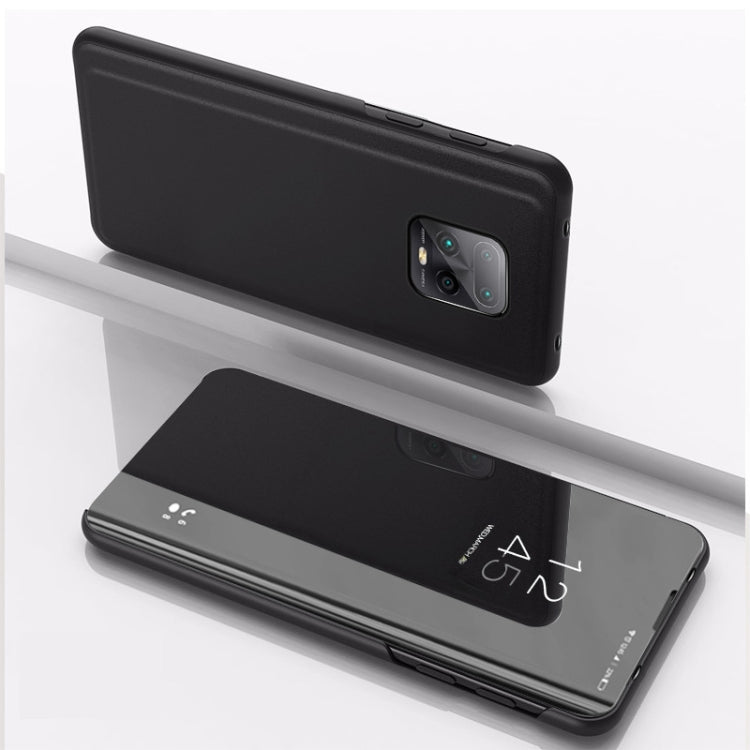 For Xiaomi Redmi 10X Pro 5G Plated Mirror Horizontal Flip Leather Case with Holder