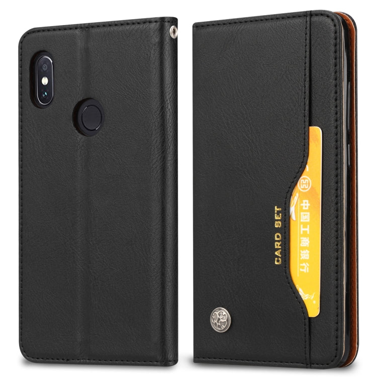Knead Skin Texture Horizontal Flip Leather Case for Xiaomi Redmi Note 6 Pro, with Photo Frame & Holder & Card Slots & Wallet