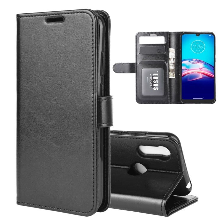 For Motorola Moto E6s 2020 R64 Texture Single Horizontal Flip Protective Case with Holder & Card Slots & Wallet& Photo Frame