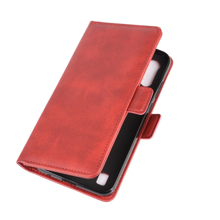 For Motorola Moto E6s (2020) Dual-side Magnetic Buckle Horizontal Flip Leather Case with Holder & Card Slots & Wallet