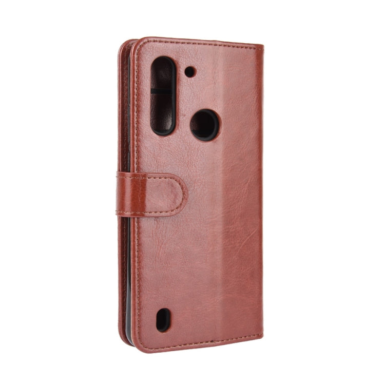For Motorola Moto G8 Power Lite R64 Texture Single Horizontal Flip Protective Case with Holder & Card Slots & Wallet& Photo Frame