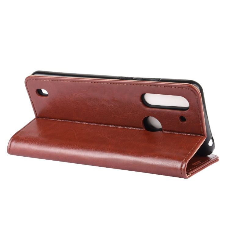 For Motorola Moto G8 Power Lite R64 Texture Single Horizontal Flip Protective Case with Holder & Card Slots & Wallet& Photo Frame