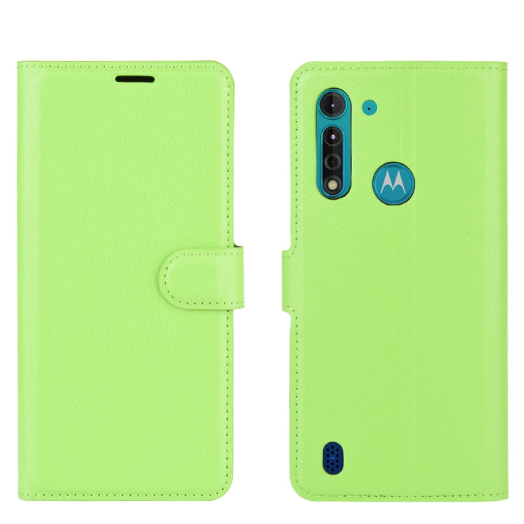 For Motorola Moto G8 Power Lite Litchi Texture Horizontal Flip Protective Case with Holder & Card Slots & Wallet
