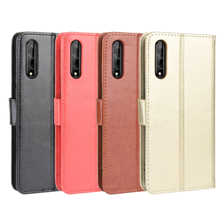 For Huawei P Smart S/Y8p/Enjoy 10S Retro Crazy Horse Texture Horizontal Flip Leather Case , with Holder & Card Slots & Photo Frame