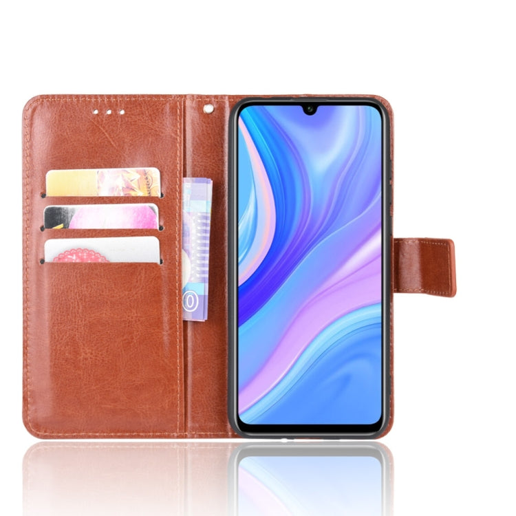 For Huawei P Smart S/Y8p/Enjoy 10S Retro Crazy Horse Texture Horizontal Flip Leather Case , with Holder & Card Slots & Photo Frame