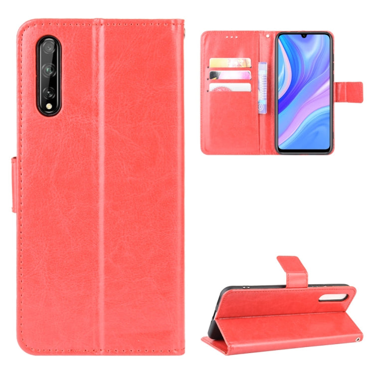 For Huawei P Smart S/Y8p/Enjoy 10S Retro Crazy Horse Texture Horizontal Flip Leather Case , with Holder & Card Slots & Photo Frame