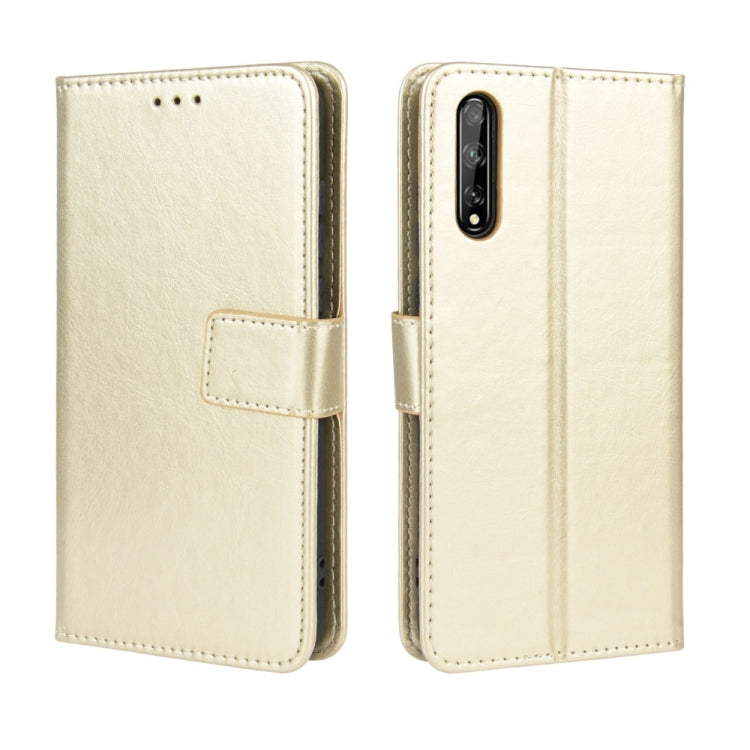 For Huawei P Smart S/Y8p/Enjoy 10S Retro Crazy Horse Texture Horizontal Flip Leather Case , with Holder & Card Slots & Photo Frame