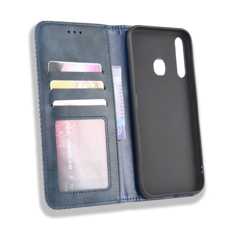 For Infinix Smart 3 Plus / X627 Magnetic Buckle Retro Crazy Horse Texture Horizontal Flip Leather Case , with Holder & Card Slots & Photo Frame