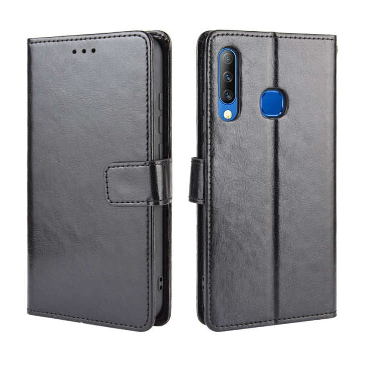 For Infinix Smart 3 Plus / X627 Retro Crazy Horse Texture Horizontal Flip Leather Case , with Holder & Card Slots & Photo Frame