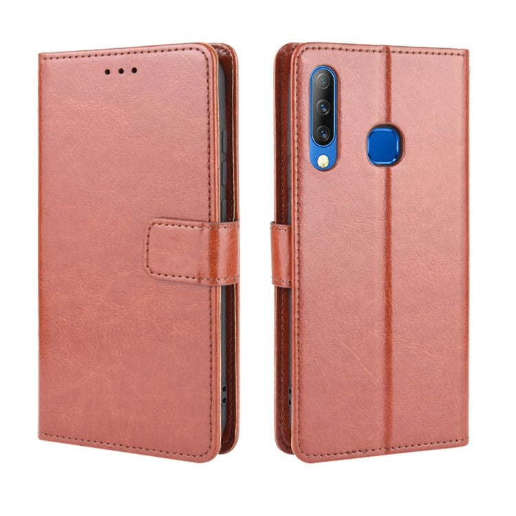 For Infinix Smart 3 Plus / X627 Retro Crazy Horse Texture Horizontal Flip Leather Case , with Holder & Card Slots & Photo Frame