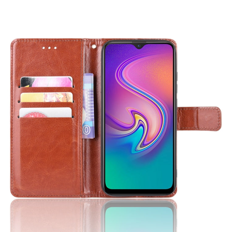 For Infinix Smart 3 Plus / X627 Retro Crazy Horse Texture Horizontal Flip Leather Case , with Holder & Card Slots & Photo Frame