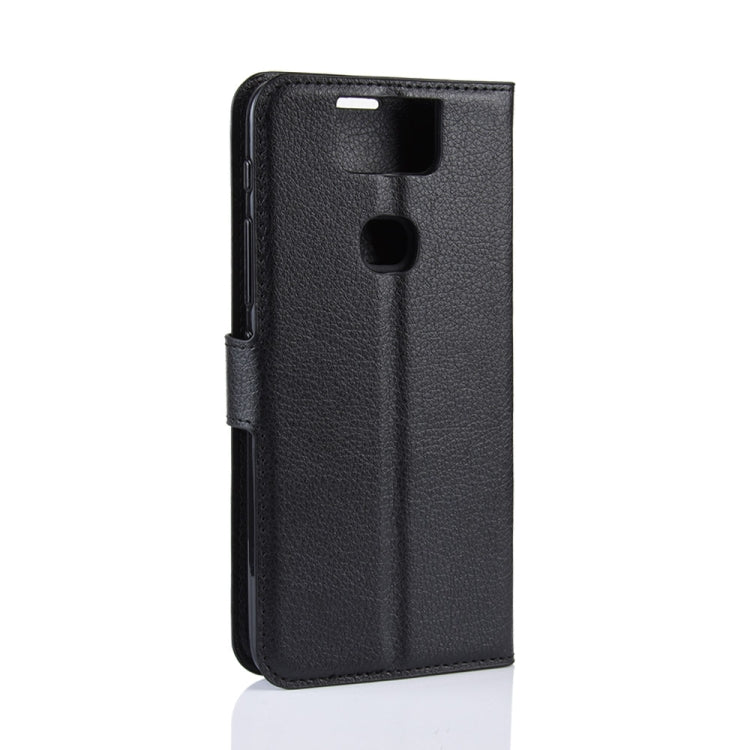 Litchi Texture Wallet Leather Stand Protective Case for Asus ZenFone 6 ZS630KL