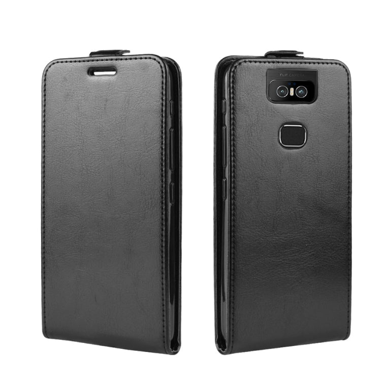 Crazy Horse Vertical Flip Leather Protective Case for Asus ZenFone 6 ZS630KL