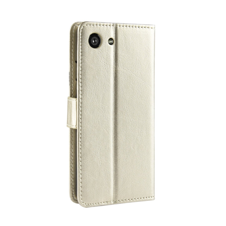 Retro Crazy Horse Texture Horizontal Flip Leather Case for Sony Xperia ACE SO-02L, with Holder & Card Slots & Photo Frame
