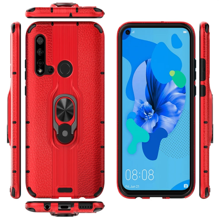 For Huawei P20 Lite 2019 Shockproof PC + TPU Case with Ring Holder