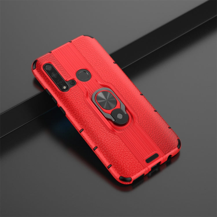 For Huawei P20 Lite 2019 Shockproof PC + TPU Case with Ring Holder