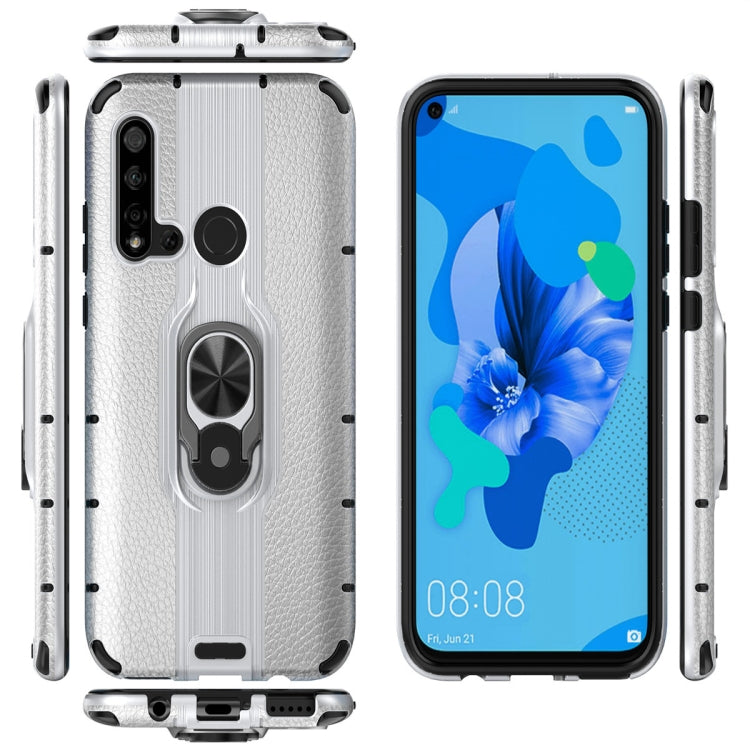 For Huawei P20 Lite 2019 Shockproof PC + TPU Case with Ring Holder