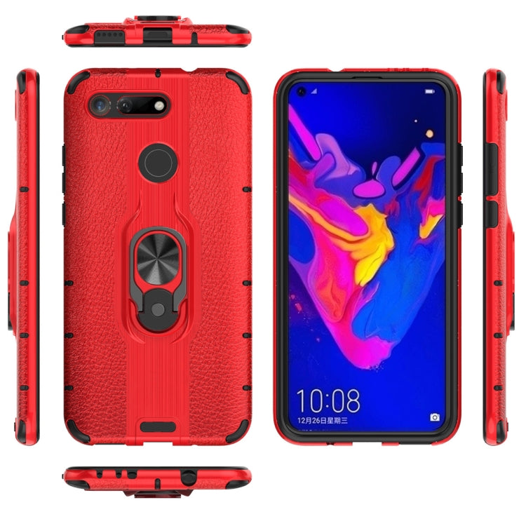 For Huawei V20 Shockproof PC + TPU Case with Ring Holder