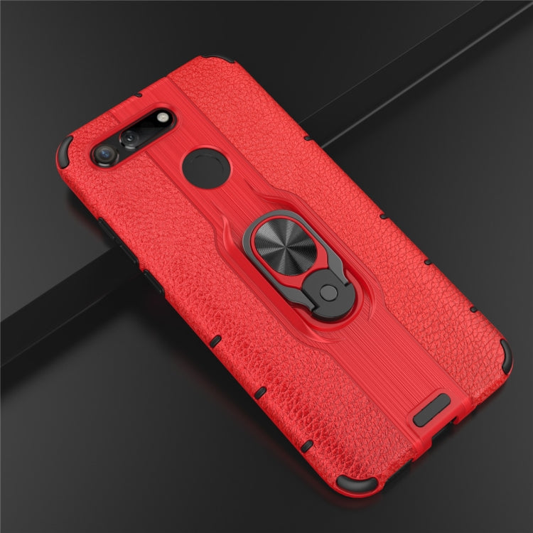 For Huawei V20 Shockproof PC + TPU Case with Ring Holder
