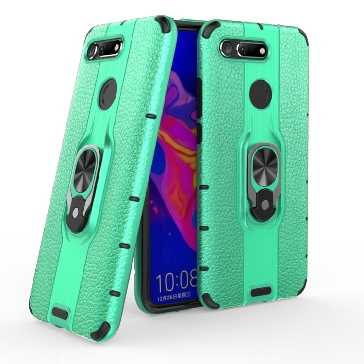 For Huawei V20 Shockproof PC + TPU Case with Ring Holder
