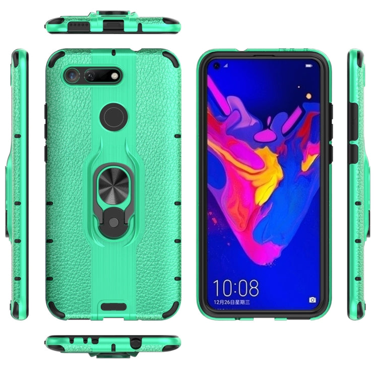 For Huawei V20 Shockproof PC + TPU Case with Ring Holder