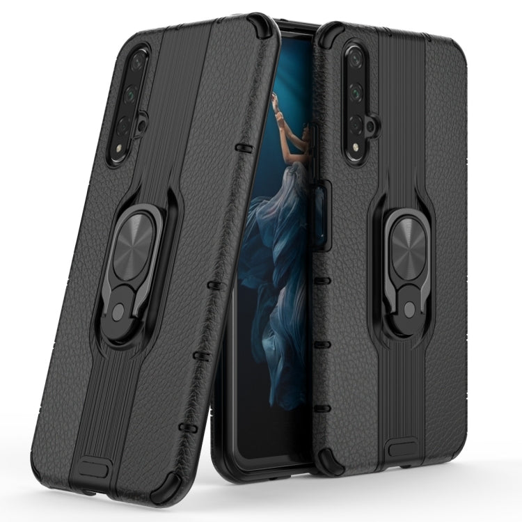 For Huawei Honor 20 Shockproof PC + TPU Case with Ring Holder