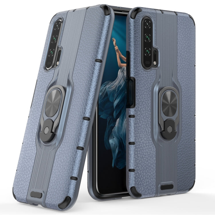 For Huawei Honor 20 Pro Shockproof PC + TPU Case with Ring Holder
