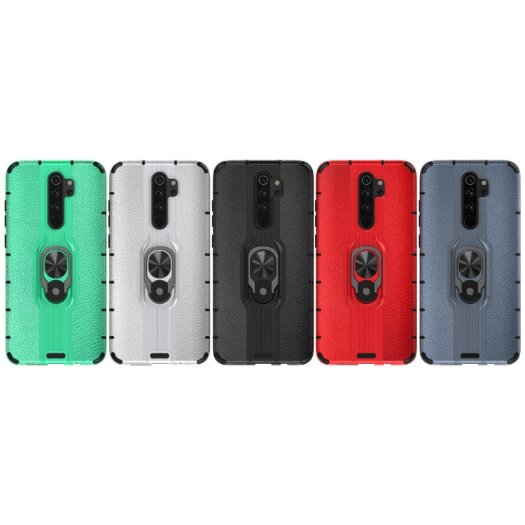 For Xiaomi Redmi Note 8 Pro Shockproof PC + TPU Case with Ring Holder