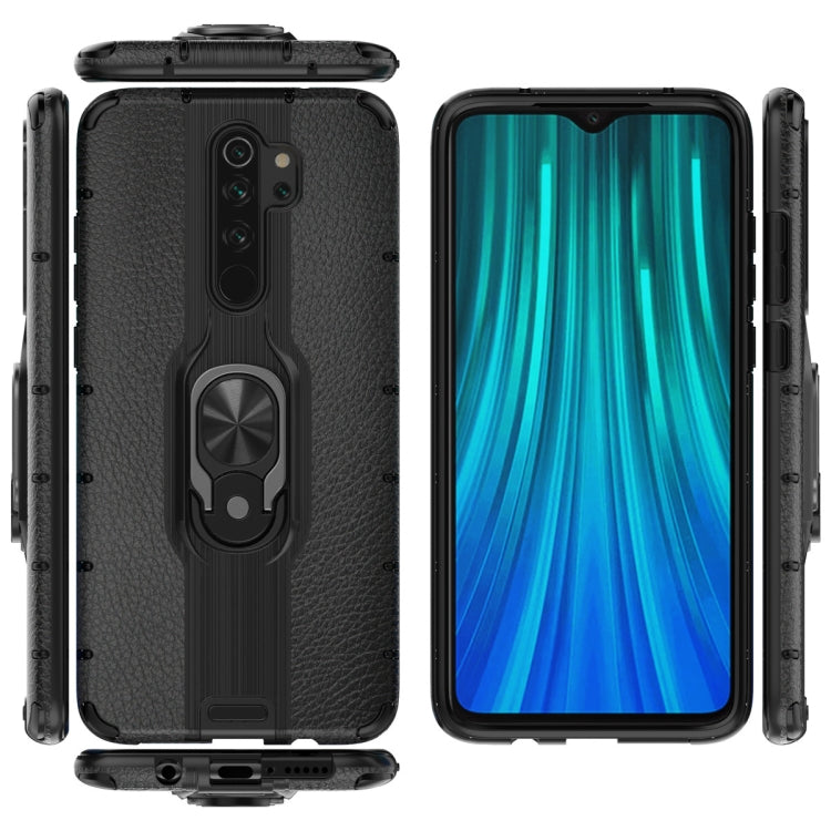 For Xiaomi Redmi Note 8 Pro Shockproof PC + TPU Case with Ring Holder