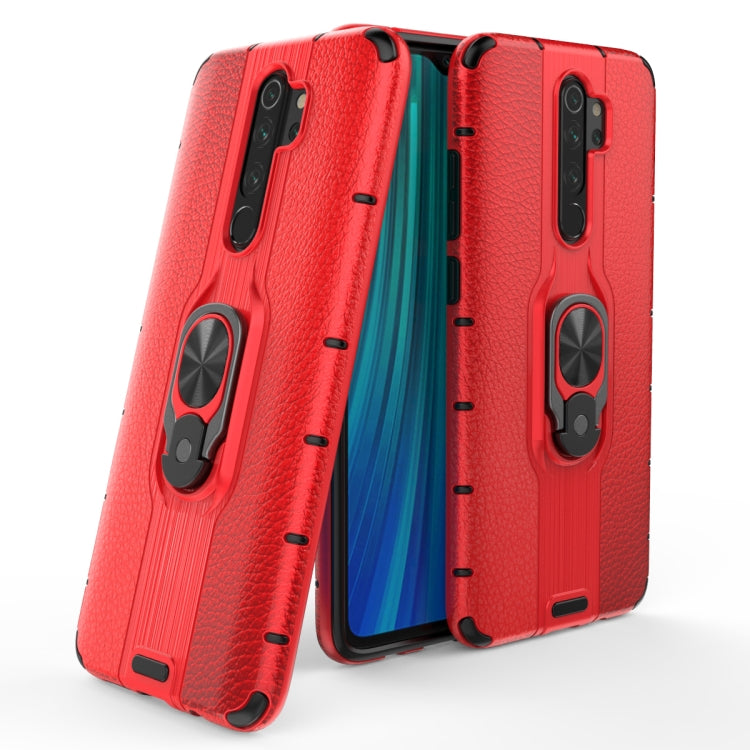 For Xiaomi Redmi Note 8 Pro Shockproof PC + TPU Case with Ring Holder