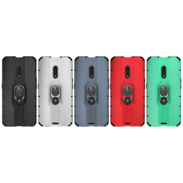 For OPPO Realme X Shockproof PC + TPU Case with Ring Holder