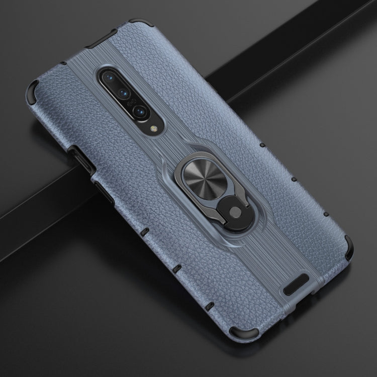 For OnePlus 7 Pro Shockproof PC + TPU Case with Ring Holder