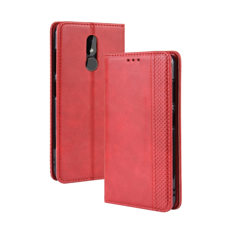 Magnetic Buckle Retro Crazy Horse Texture Horizontal Flip Leather Case for Nokia 3.2, with Holder & Card Slots & Photo Frame