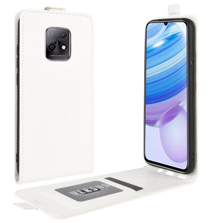 For Xiaomi Redmi 10X 5G / 10X Pro 5G R64 Texture Single Vertical Flip Leather Protective Case with Card Slots & Photo Frame