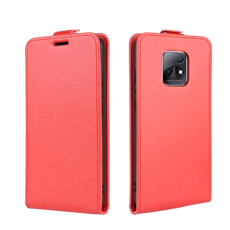 For Xiaomi Redmi 10X 5G / 10X Pro 5G R64 Texture Single Vertical Flip Leather Protective Case with Card Slots & Photo Frame