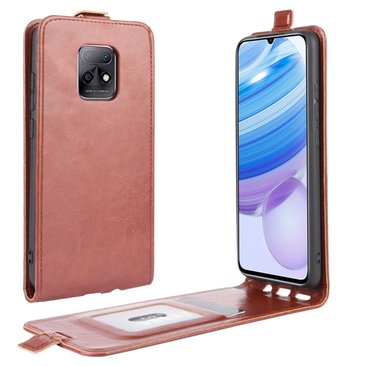 For Xiaomi Redmi 10X 5G / 10X Pro 5G R64 Texture Single Vertical Flip Leather Protective Case with Card Slots & Photo Frame