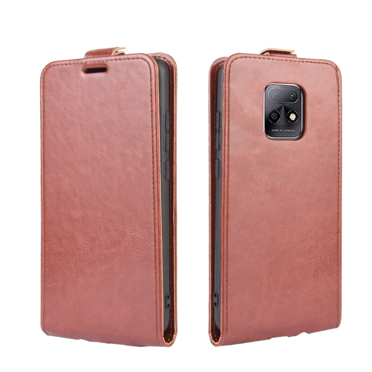 For Xiaomi Redmi 10X 5G / 10X Pro 5G R64 Texture Single Vertical Flip Leather Protective Case with Card Slots & Photo Frame