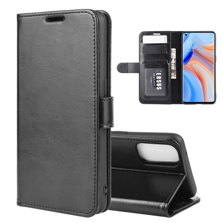 For OPPO Reno 4 Pro 5G R64 Texture Single Horizontal Flip Protective Case with Holder & Card Slots & Wallet& Photo Frame