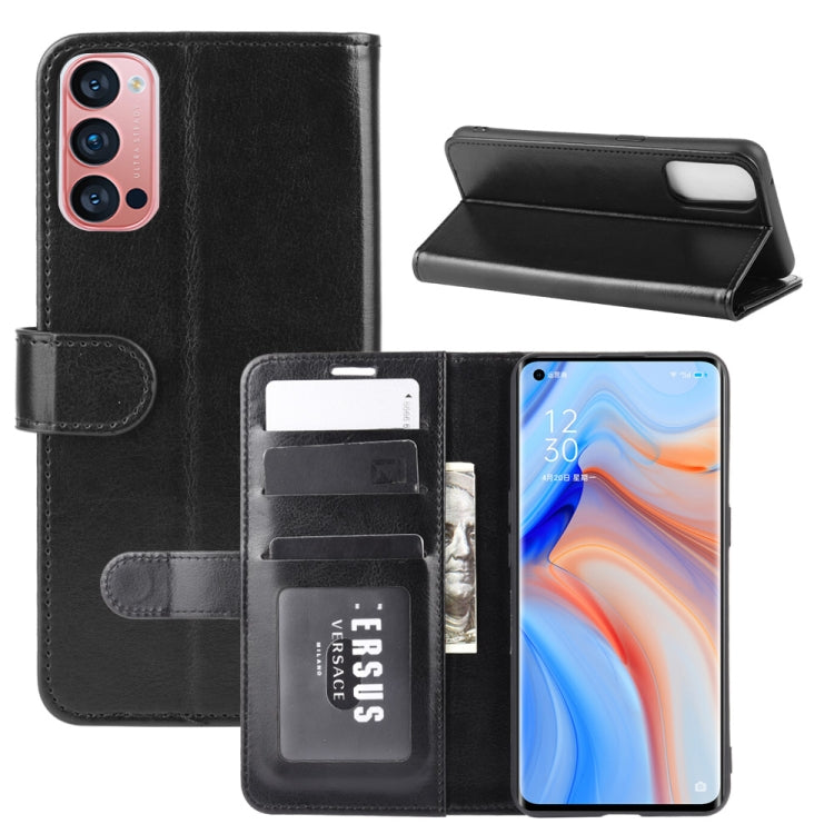 For OPPO Reno 4 Pro 5G R64 Texture Single Horizontal Flip Protective Case with Holder & Card Slots & Wallet& Photo Frame