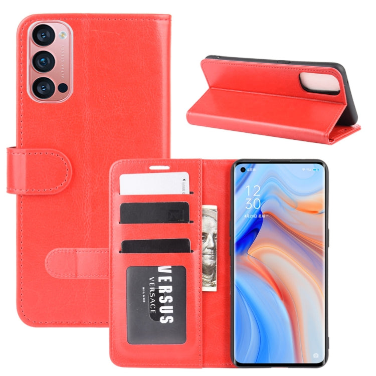 For OPPO Reno 4 Pro 5G R64 Texture Single Horizontal Flip Protective Case with Holder & Card Slots & Wallet& Photo Frame