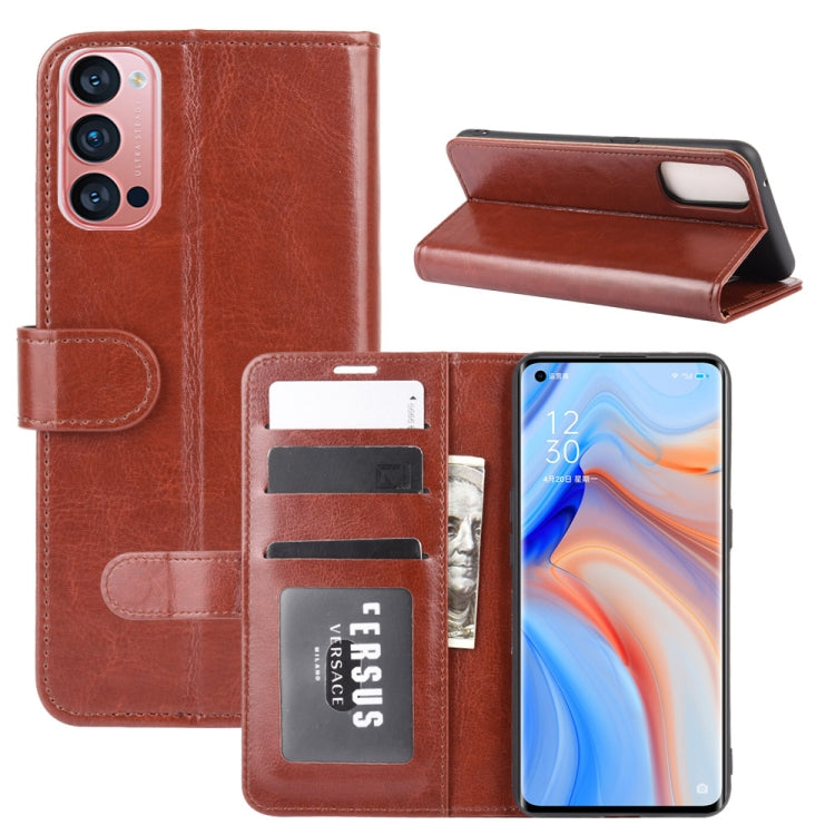 For OPPO Reno 4 Pro 5G R64 Texture Single Horizontal Flip Protective Case with Holder & Card Slots & Wallet& Photo Frame