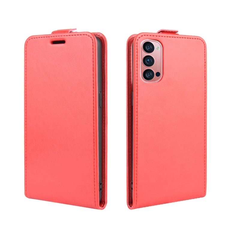For OPPO Reno 4 Pro 5G R64 Texture Single Vertical Flip Leather Protective Case with Card Slots & Photo Frame