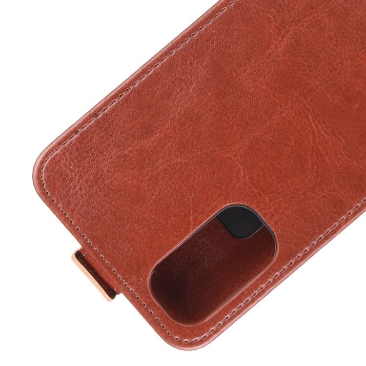 For OPPO Reno 4 Pro 5G R64 Texture Single Vertical Flip Leather Protective Case with Card Slots & Photo Frame