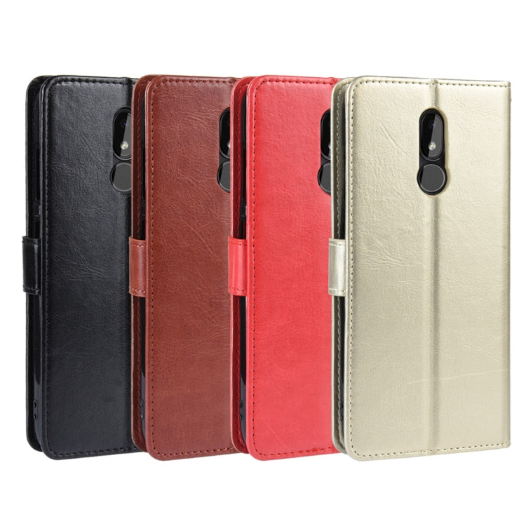 Retro Crazy Horse Texture Horizontal Flip Leather Case for Nokia 3.2, with Holder & Card Slots & Photo Frame
