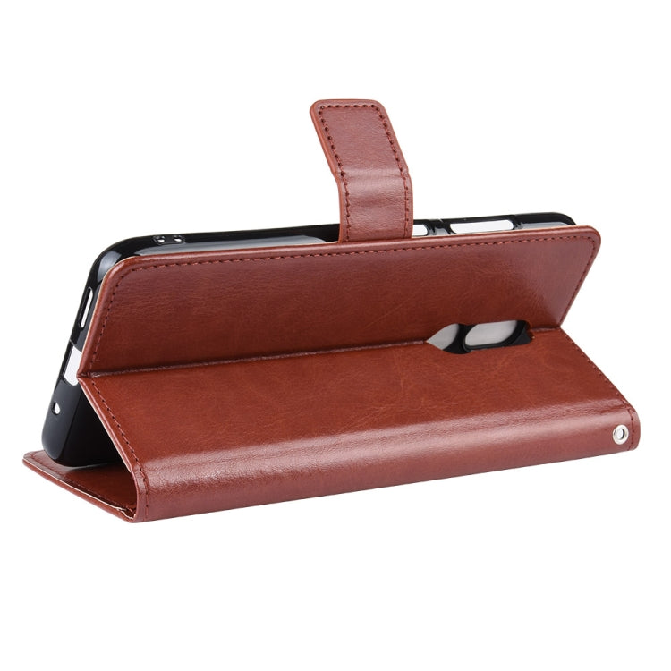 Retro Crazy Horse Texture Horizontal Flip Leather Case for Nokia 3.2, with Holder & Card Slots & Photo Frame
