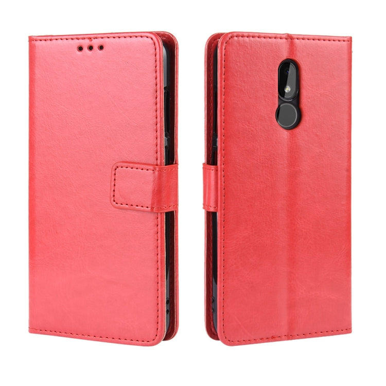 Retro Crazy Horse Texture Horizontal Flip Leather Case for Nokia 3.2, with Holder & Card Slots & Photo Frame